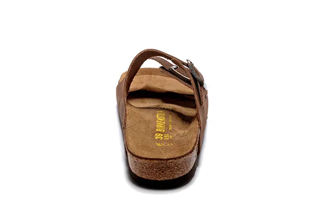 Birkenstock Arizona Sandalias Casuales de Ante Marrón 3
