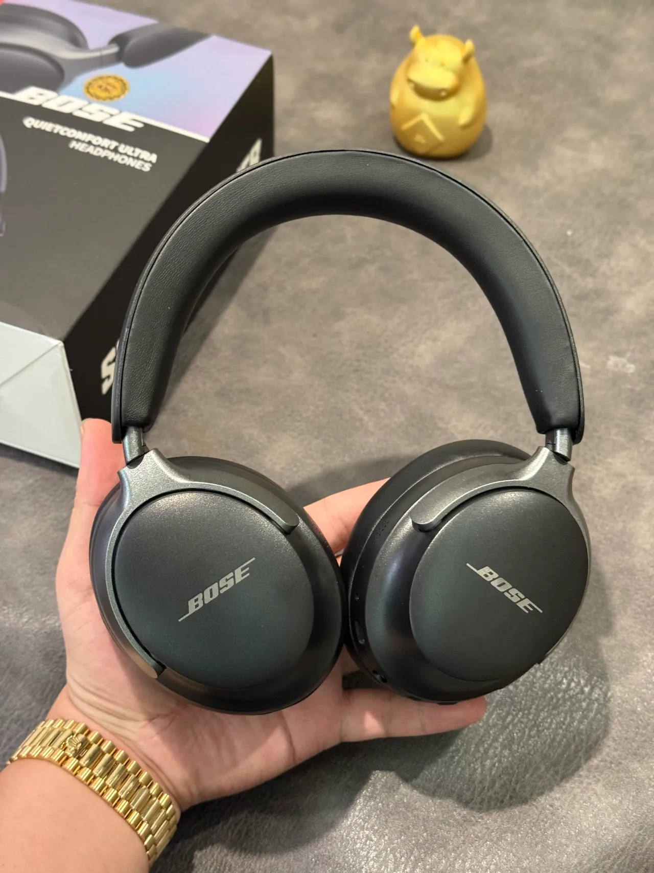 Bose QuietComfort Ultra কালো ওভার-ইয়ার হেডফোন 9