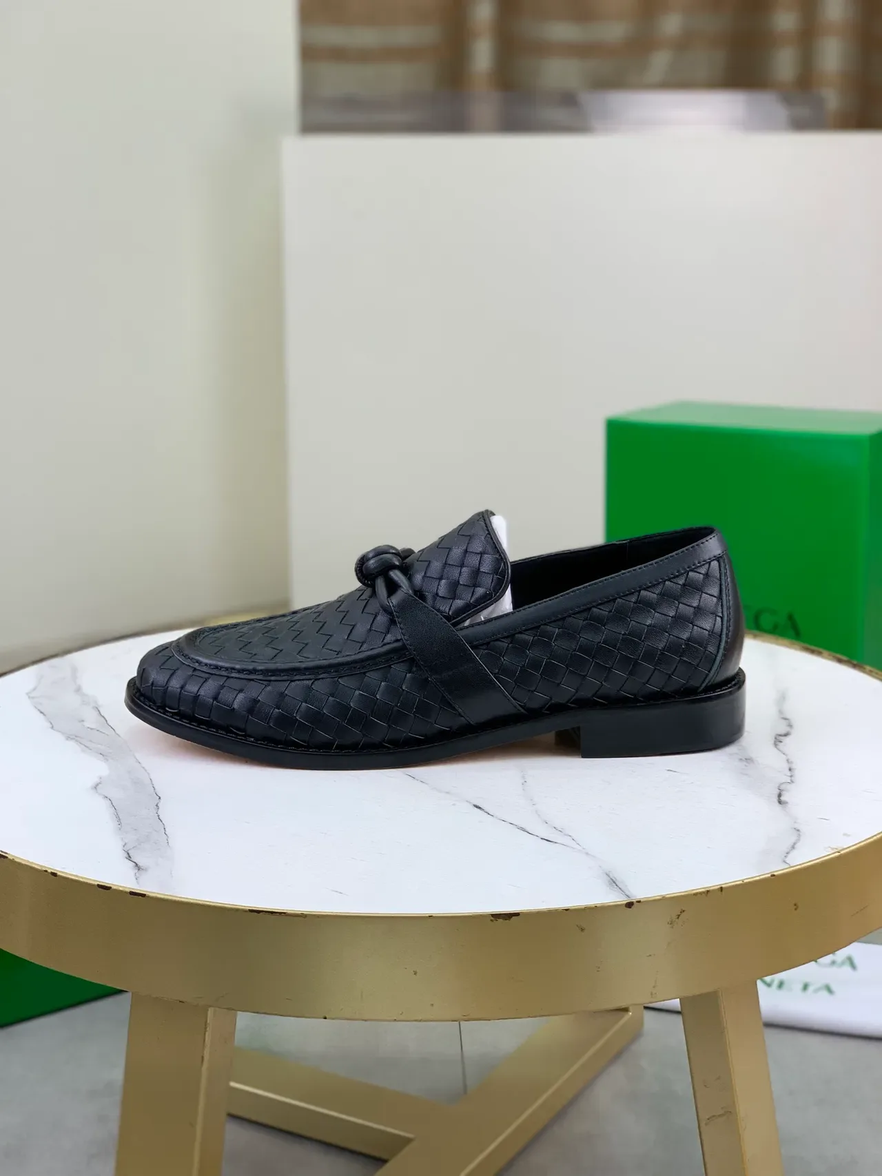 Bottega Veneta Andiamo Intrecciato مكاسين مربوط بعقدة 6