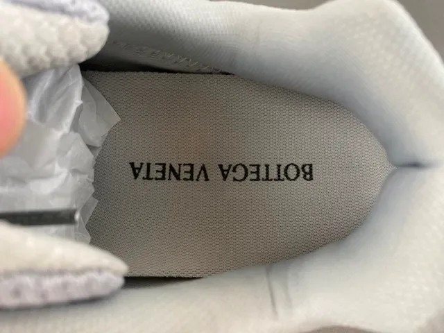Bottega Veneta Cassette Metallic Silver Mesh Lifestyle Sneakers 6