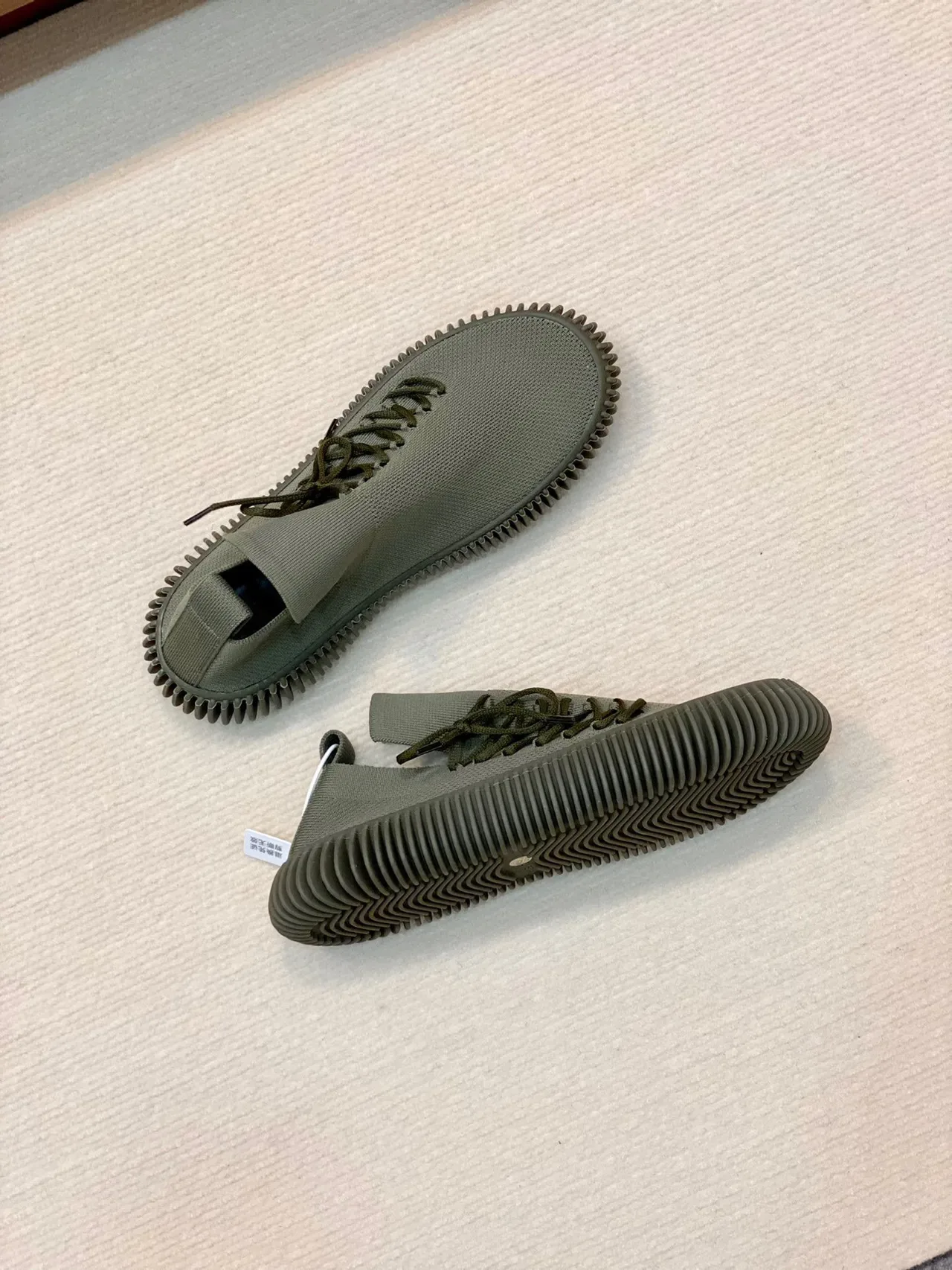 Bottega Veneta Speed Trainer Army Green लाइफस्टाइल स्नीकर 6