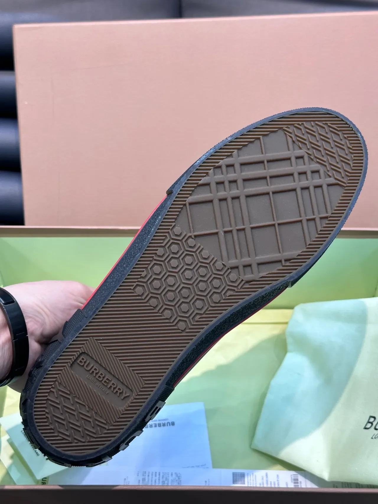 Burberry Sneaker Lifestyle Plaid Low-Top 3