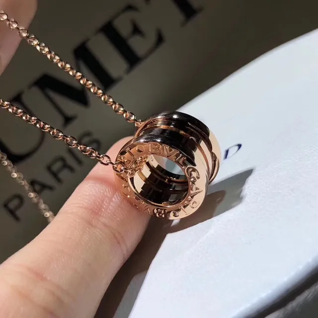 Bvlgari B.zero1 Multi-Band Tubogas Pendant Necklace 4