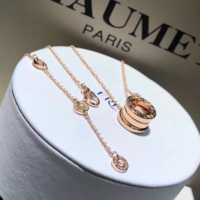 Bvlgari B.zero1 Multi-Band Tubogas Pendant Necklace 5