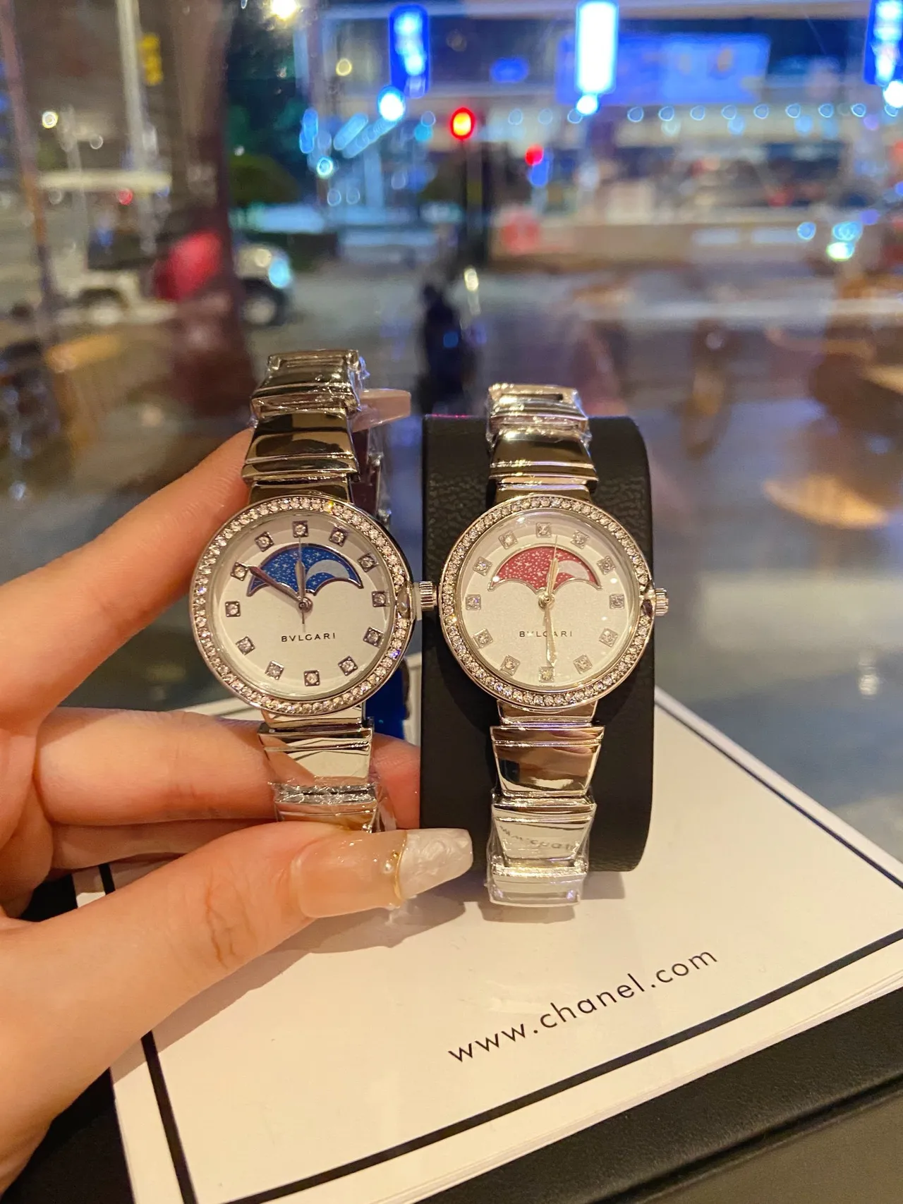 Bvlgari Divas’ Dream Moonphase Diamond Bezel Quartz Watch 7