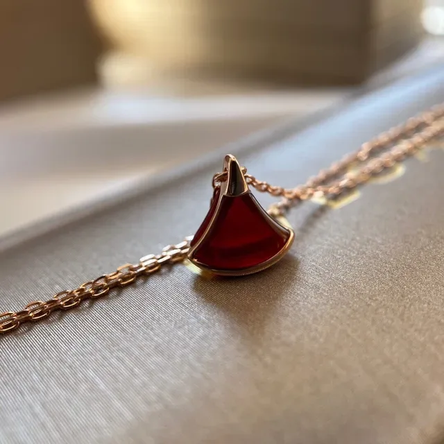 Bvlgari Divas’ Dream Red Enamel Sail Pendant Bracelet 4