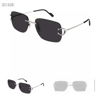Cartier C de Cartier نظارات شمسية بدون إطار زاوية