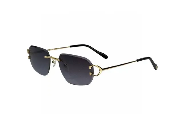 Cartier C de Cartier Lunettes de Soleil Sans Bordure Dégradé 4