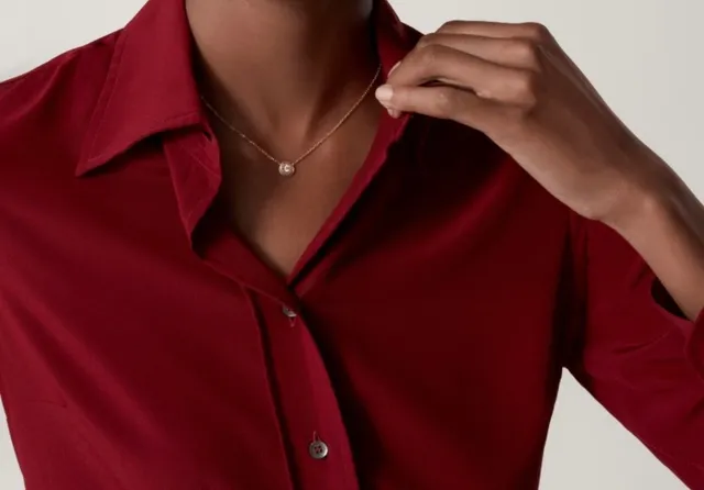 Cartier Gold Swirl Solitaire Pendant Necklace 9