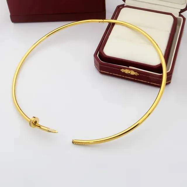Pulseras Cartier Juste un Clou Pavé-Set Three-Tone Nail Motif 2