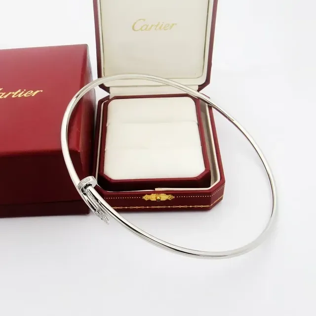Pulseras Cartier Juste un Clou Pavé-Set Three-Tone Nail Motif 8