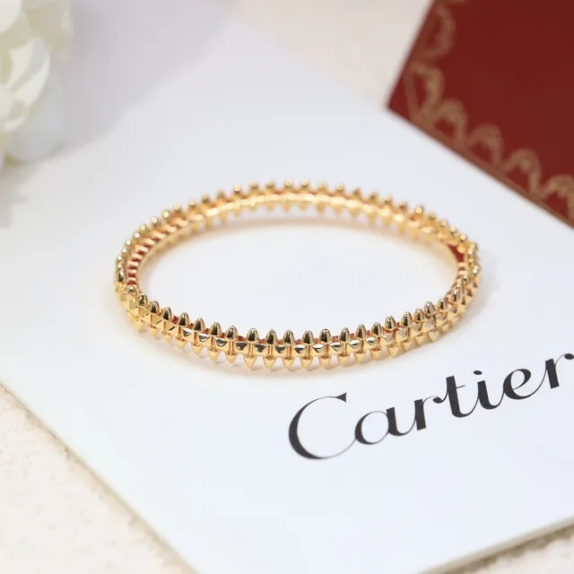Cartier Juste un Clou Spiked Gold Bangle Bracelet 7