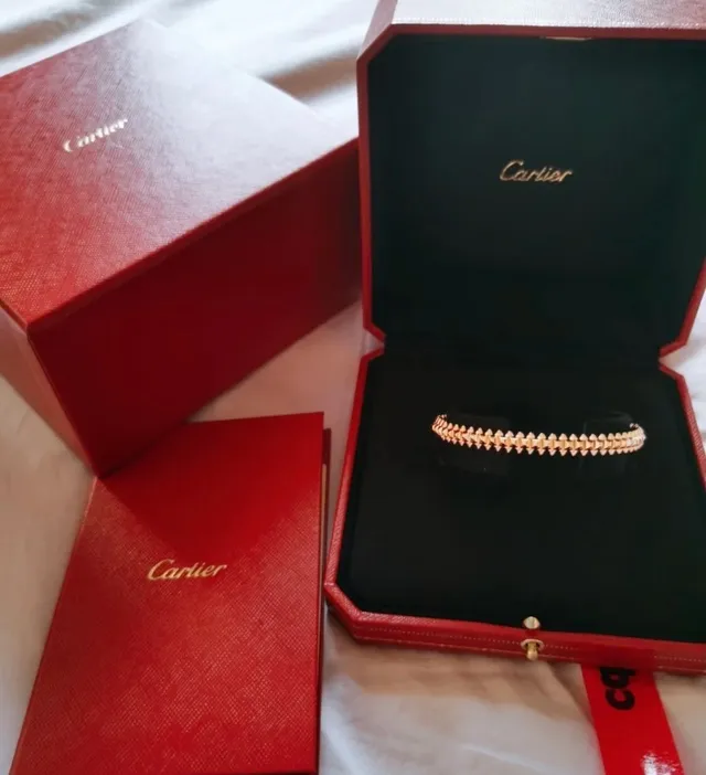 Cartier Juste un Clou Spiked Gold Bangle Bracelet 9