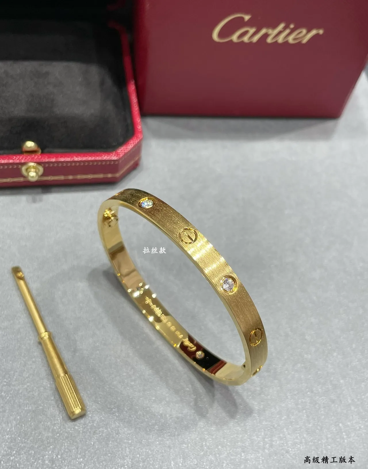 Cartier Love Bracelet Ouro Amarelo Ouro Rosa Ouro Branco Braceletes Diamantados 6