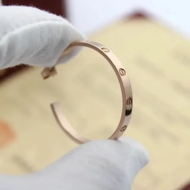 Cartier Love Aros Silhueta Ouro Prata com Detalhes de Motivo Parafuso Brincos 2