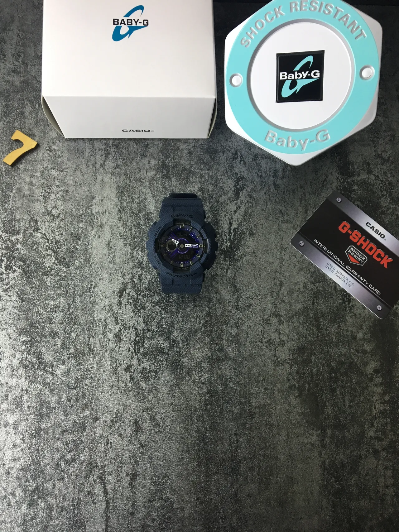 Casio Baby-G Relógio Esportivo de Resina Texturizada Azul 2