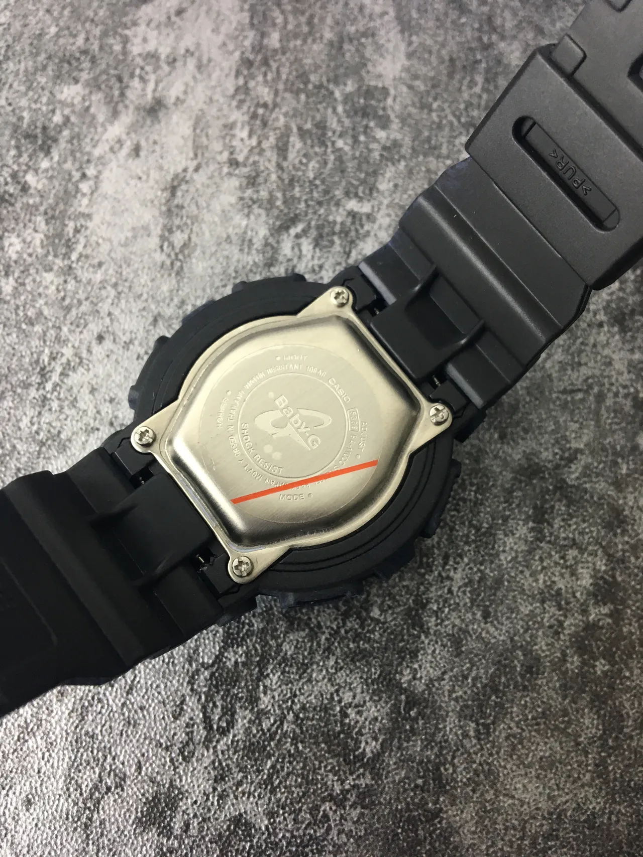 Casio Baby-G Relógio Esportivo de Resina Texturizada Azul 3