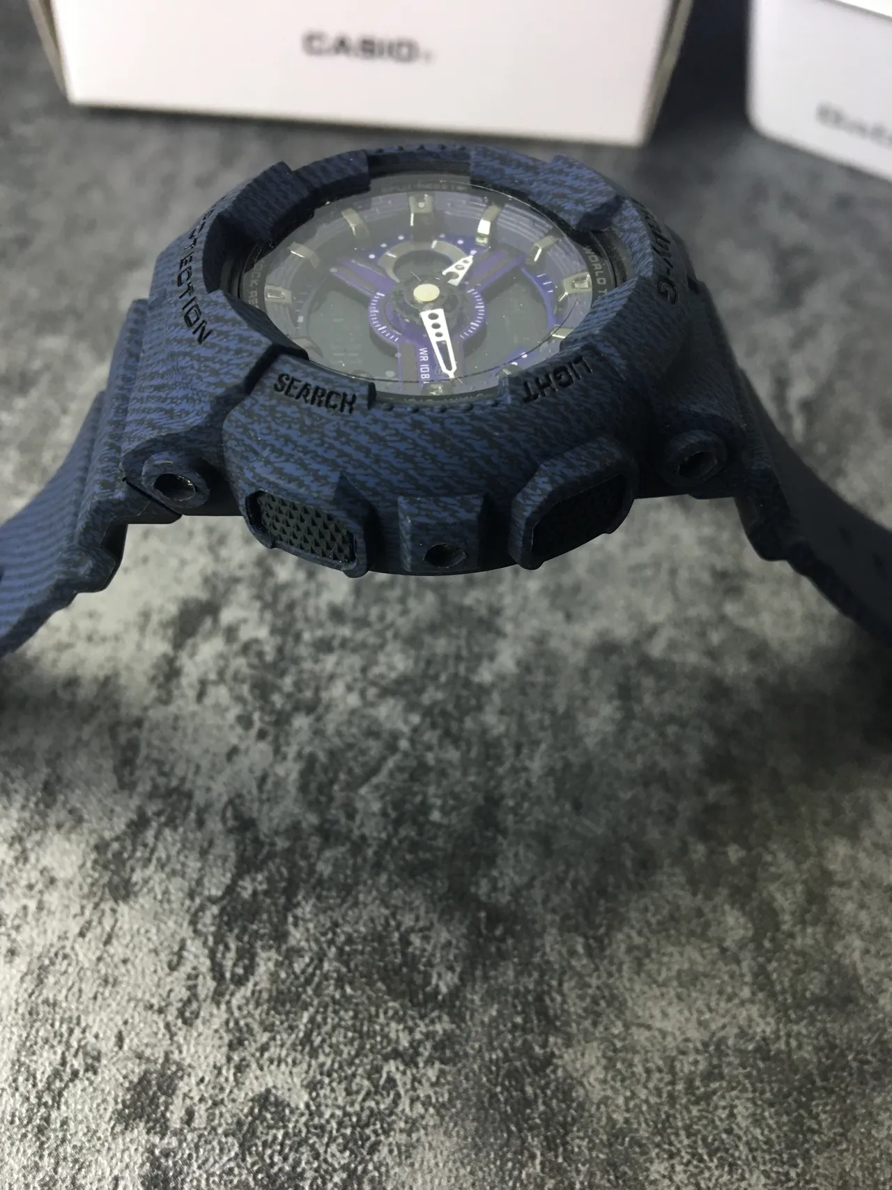 Casio Baby-G Relógio Esportivo de Resina Texturizada Azul 4