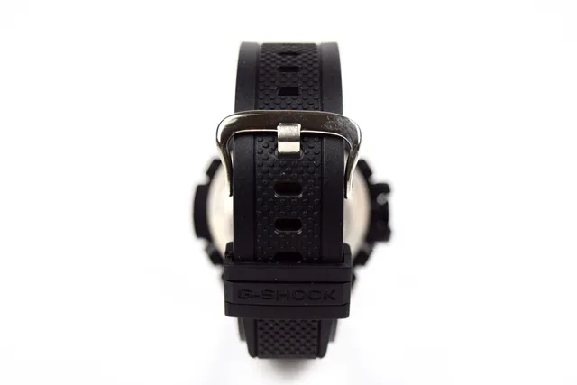 Casio কালো নীল দৃঢ় রেজিন কেস বহুকার্যকরী ক্রোনোগ্রাফ ডায়াল ঘড়ি 4
