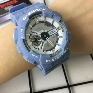 Casio Blue White Light Resin Case Analog-Digital Hybrid Dial Watch