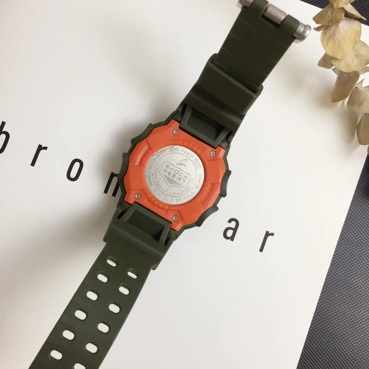 Casio G-Shock DW-5600 Olive Green Sports Watch 2