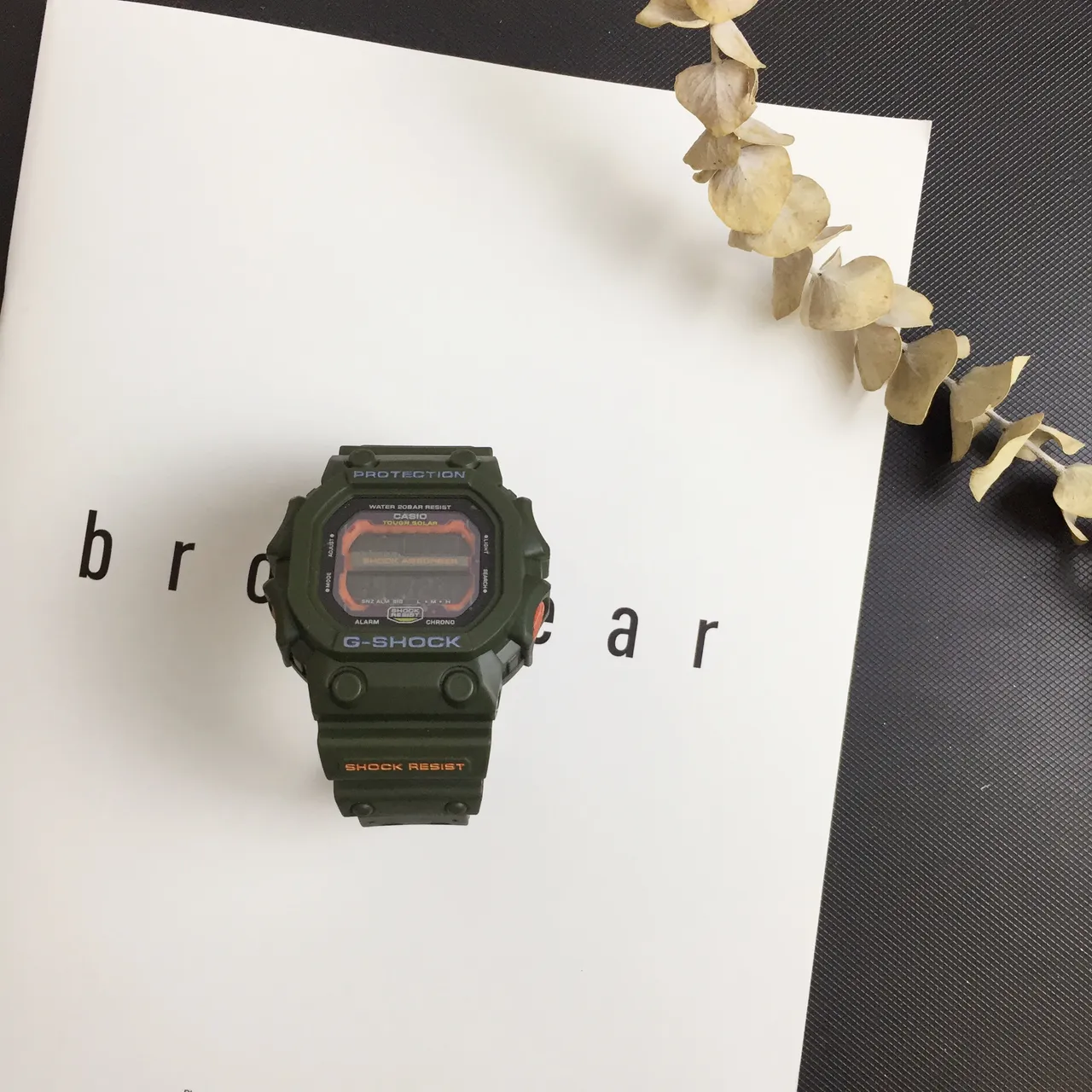Casio G-Shock DW-5600 Olive Green Sports Watch 4