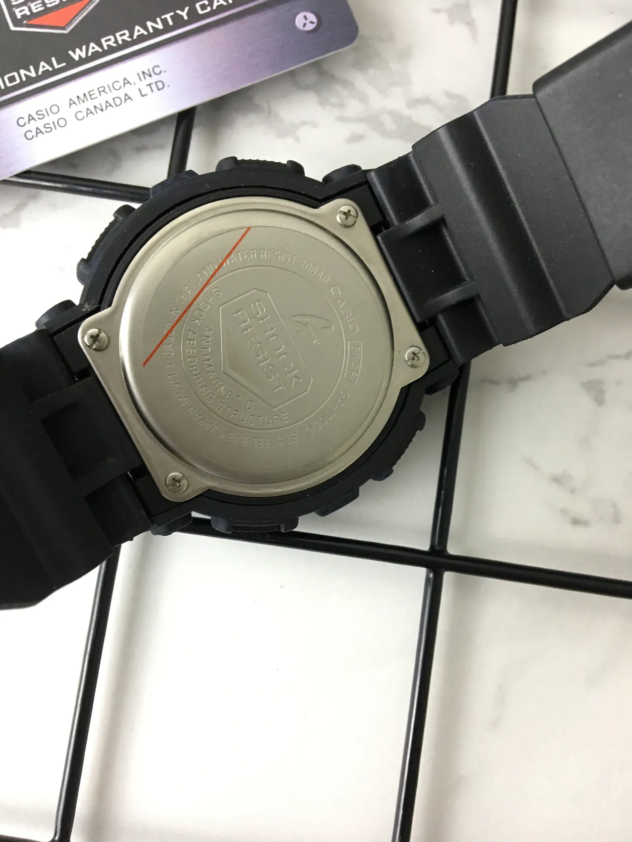 Casio G-Shock GA-100 Reloj Deportivo de Resina Texturizada Azul 5
