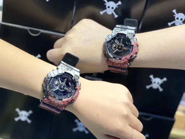 Casio G-Shock GA-100 ফ্লোরাল পিঙ্ক ব্ল্যাক স্পোর্টস ওয়াচ 6