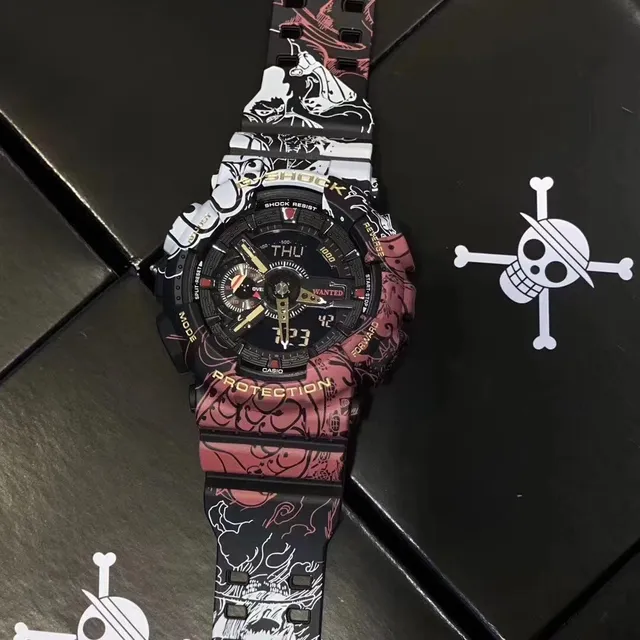 Casio G-Shock GA-100 ফ্লোরাল পিঙ্ক ব্ল্যাক স্পোর্টস ওয়াচ 7