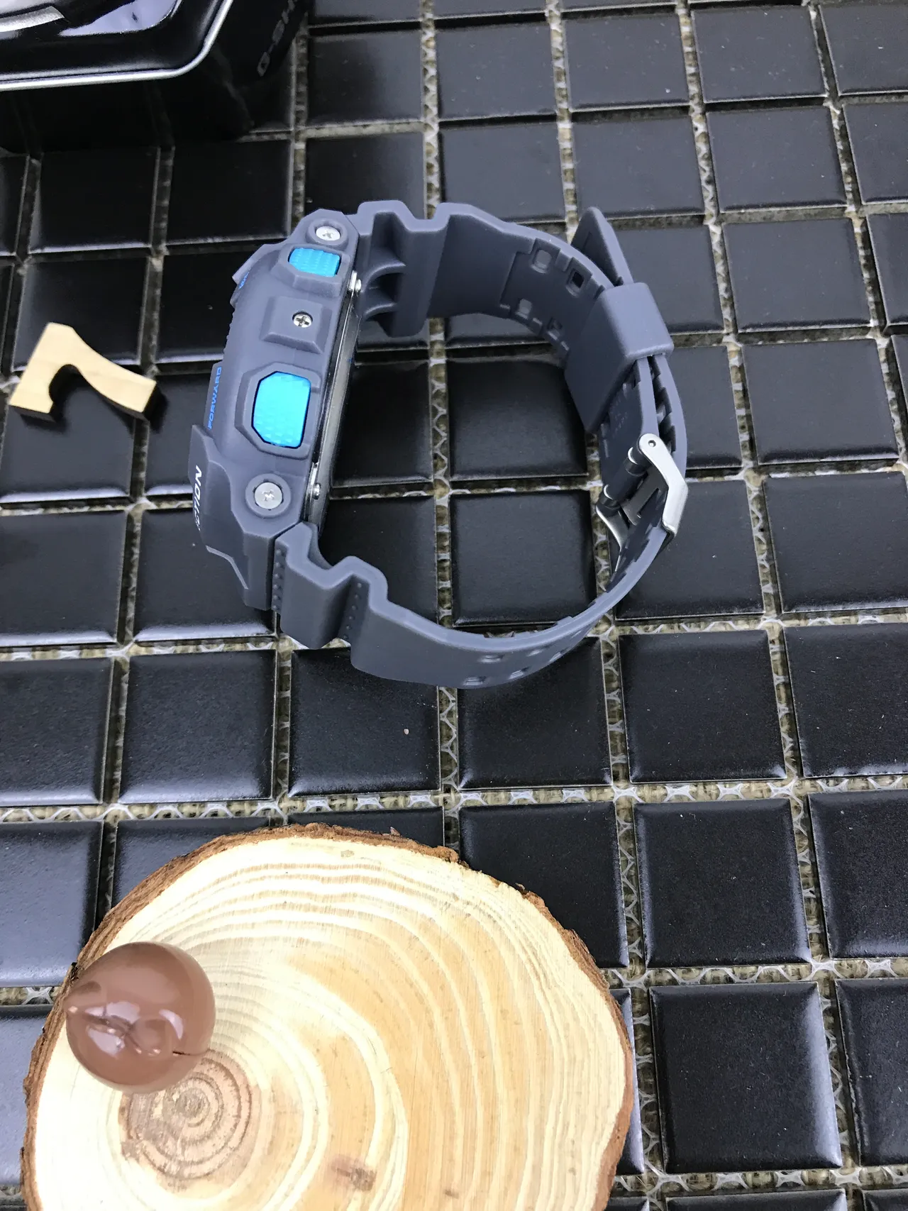Casio G-Shock GA-100 Gray and Blue Sports Watch 14