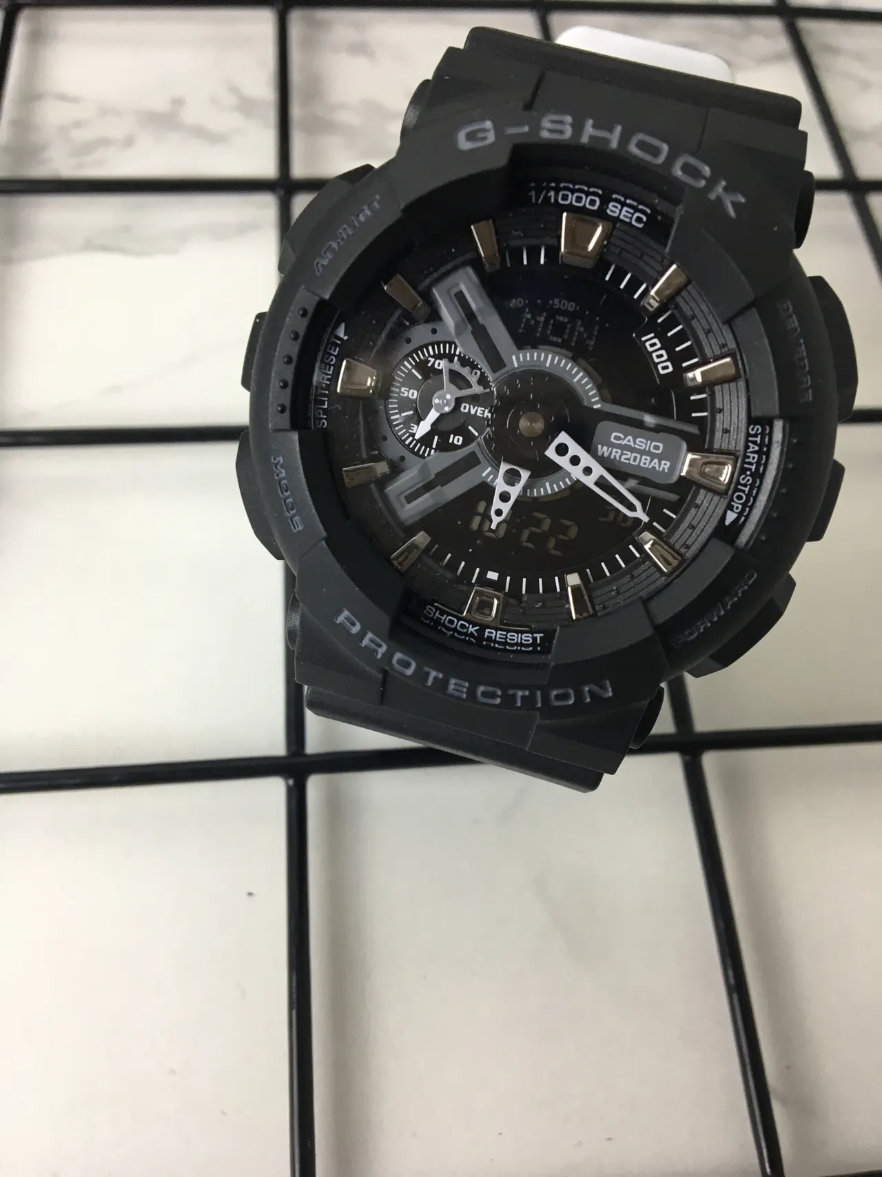 Casio G-Shock GA-100 Matte Black Analog-Digital Sports Watch 2
