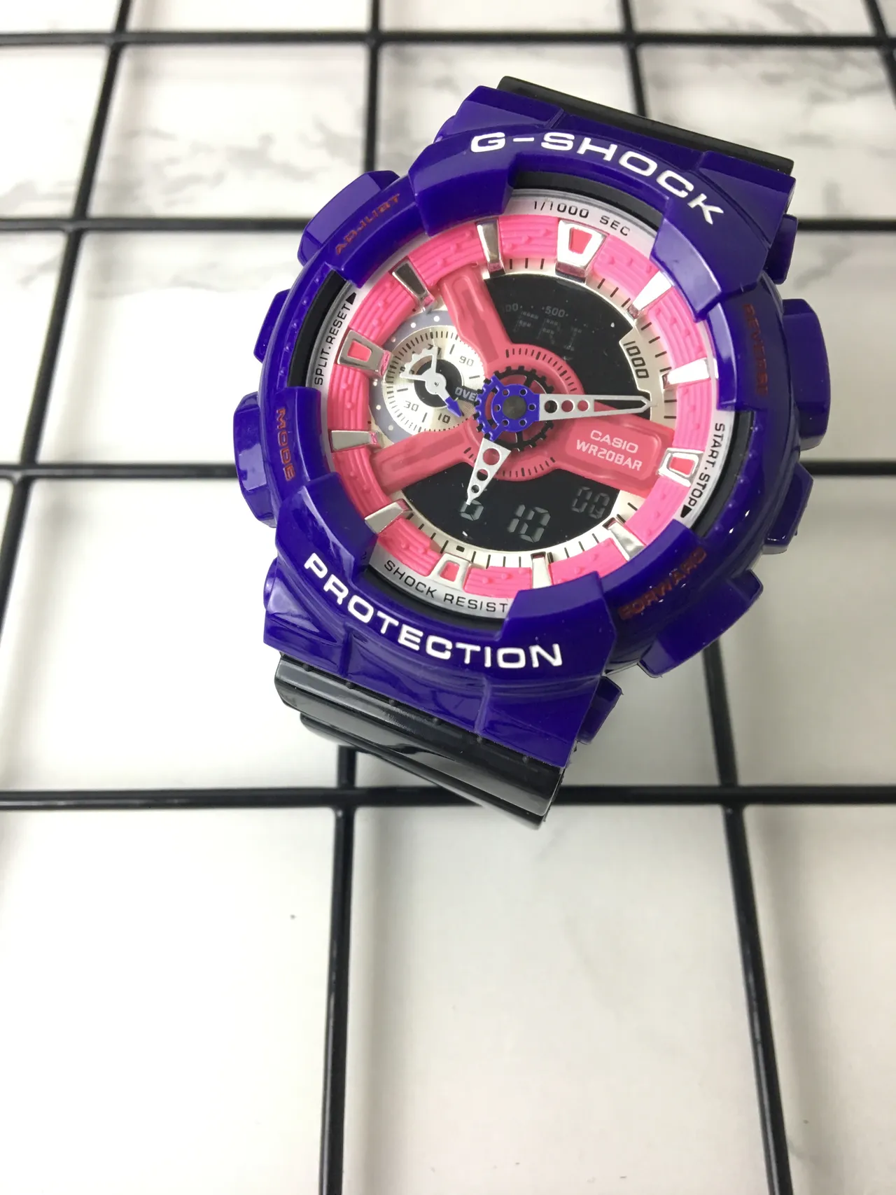 卡西欧 G-Shock GA-110 紫色和粉色 模拟-数字 运动手表 2