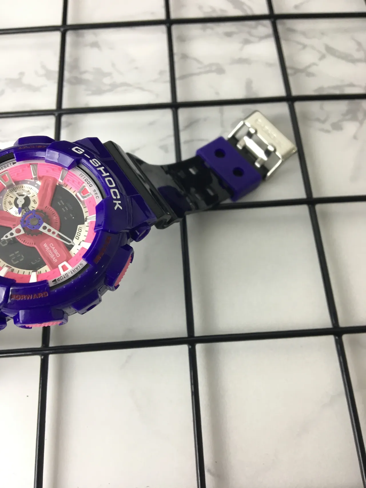 卡西欧 G-Shock GA-110 紫色和粉色 模拟-数字 运动手表 4