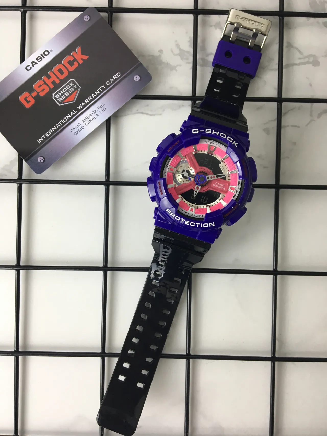 卡西欧 G-Shock GA-110 紫色和粉色 模拟-数字 运动手表 6
