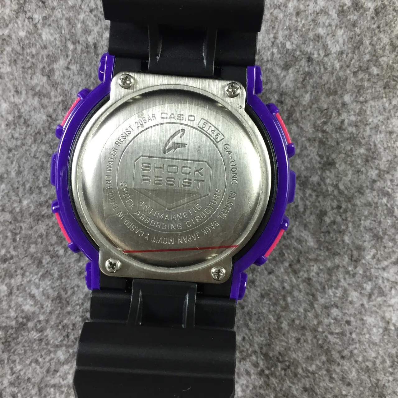 卡西欧 G-Shock GA-110 紫色和粉色 模拟-数字 运动手表 9