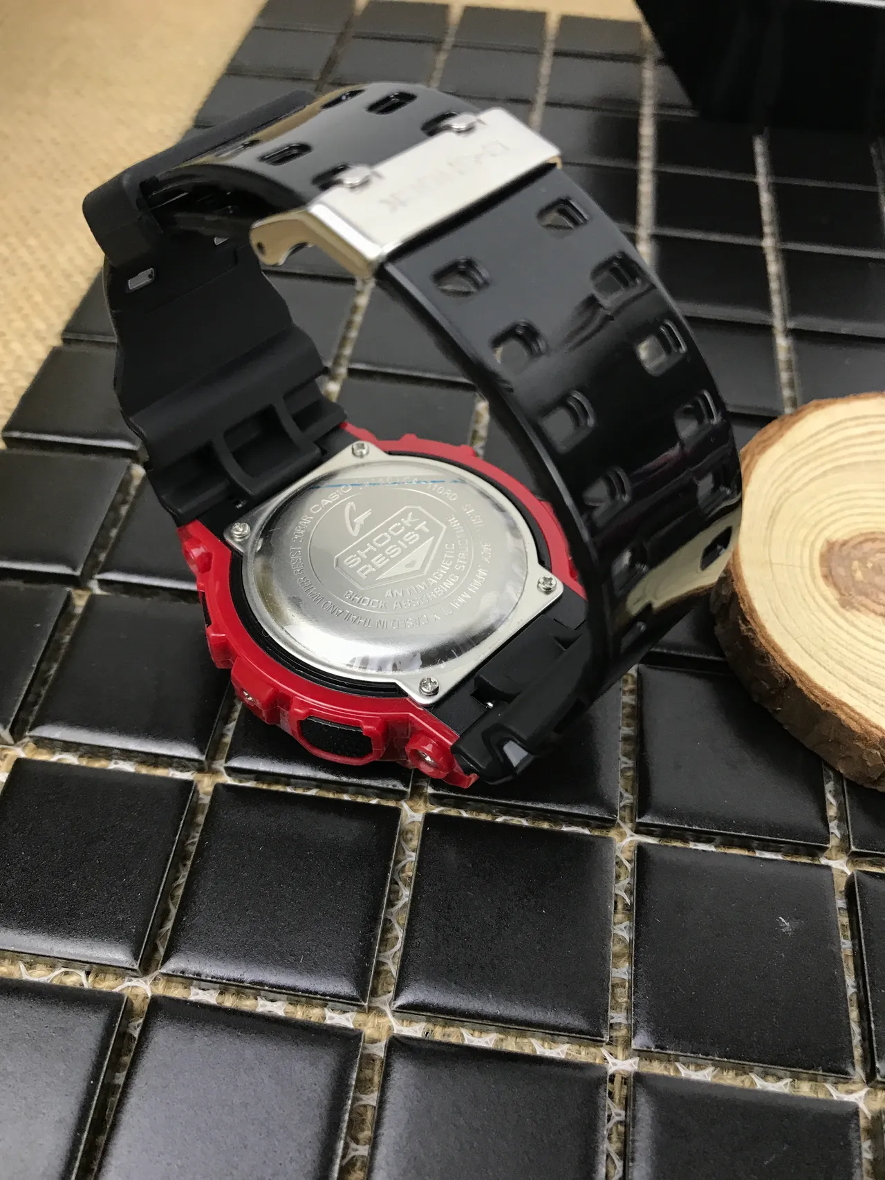 Casio G-Shock GA-110 أحمر ساعة رياضية واقية 7