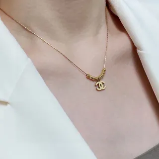 চ্যানেল মণিসহ CC পেন্ডেন্ট সোনার হার