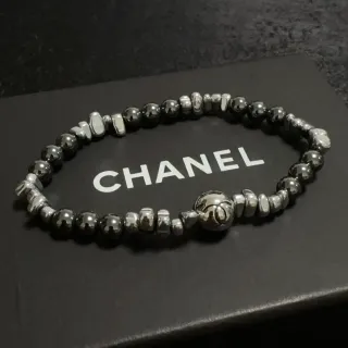 Chanel Metallic Bead Mix Bracelet