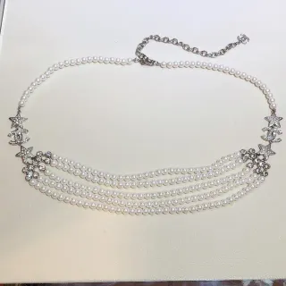 Chanel نجمة & سي سي لؤلؤ كولر