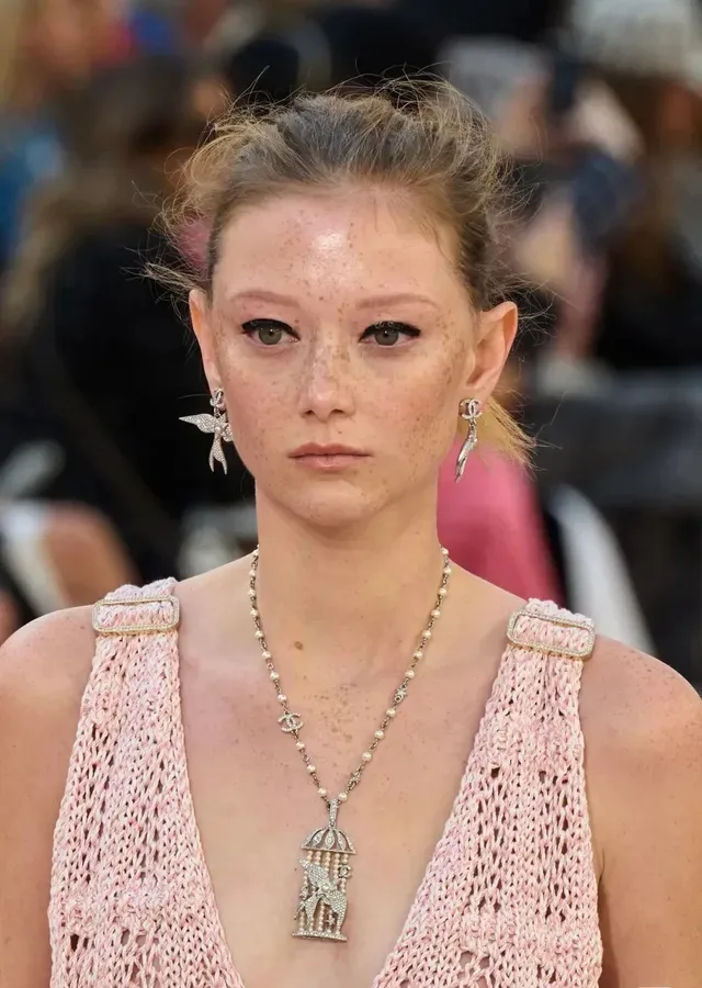 Chanel Swallow Motif Pavé Crystal and Pearl Dangling Earrings 11