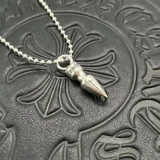 Chrome Hearts Bullet Pendant चाँदी हार