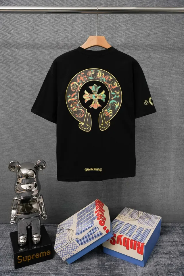T-shirt Chrome Hearts à poche croix brodée 2