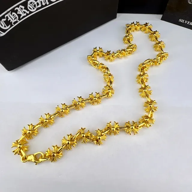Chrome Hearts Floral-Link Silver-Toned Bracelet 5