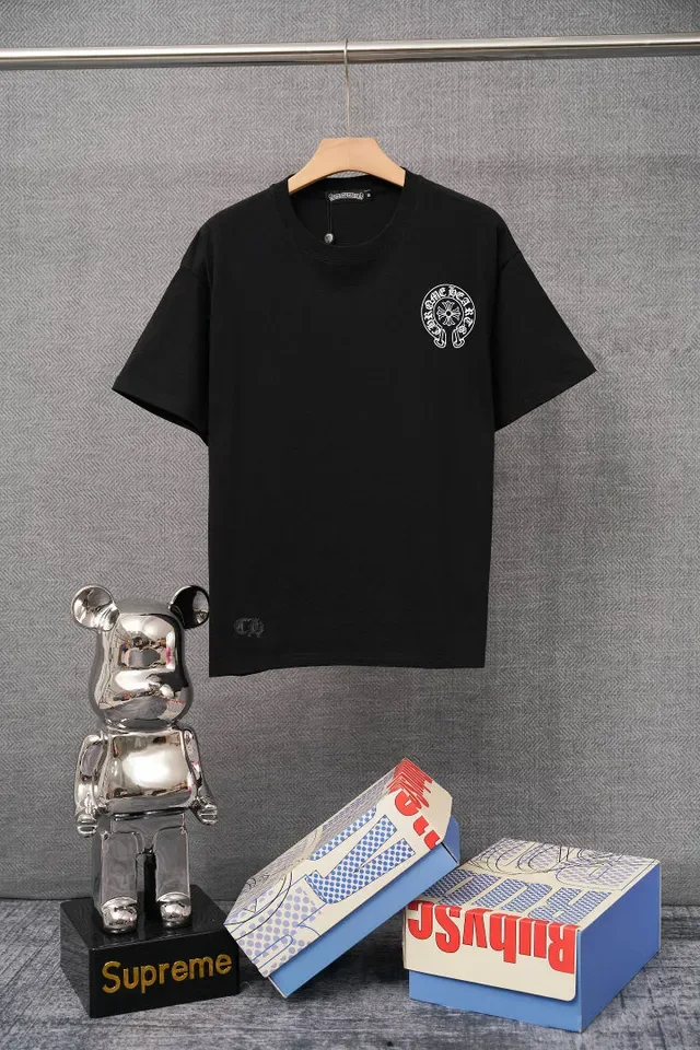 T-shirt noir oversize graphique Chrome Hearts Las Vegas 2