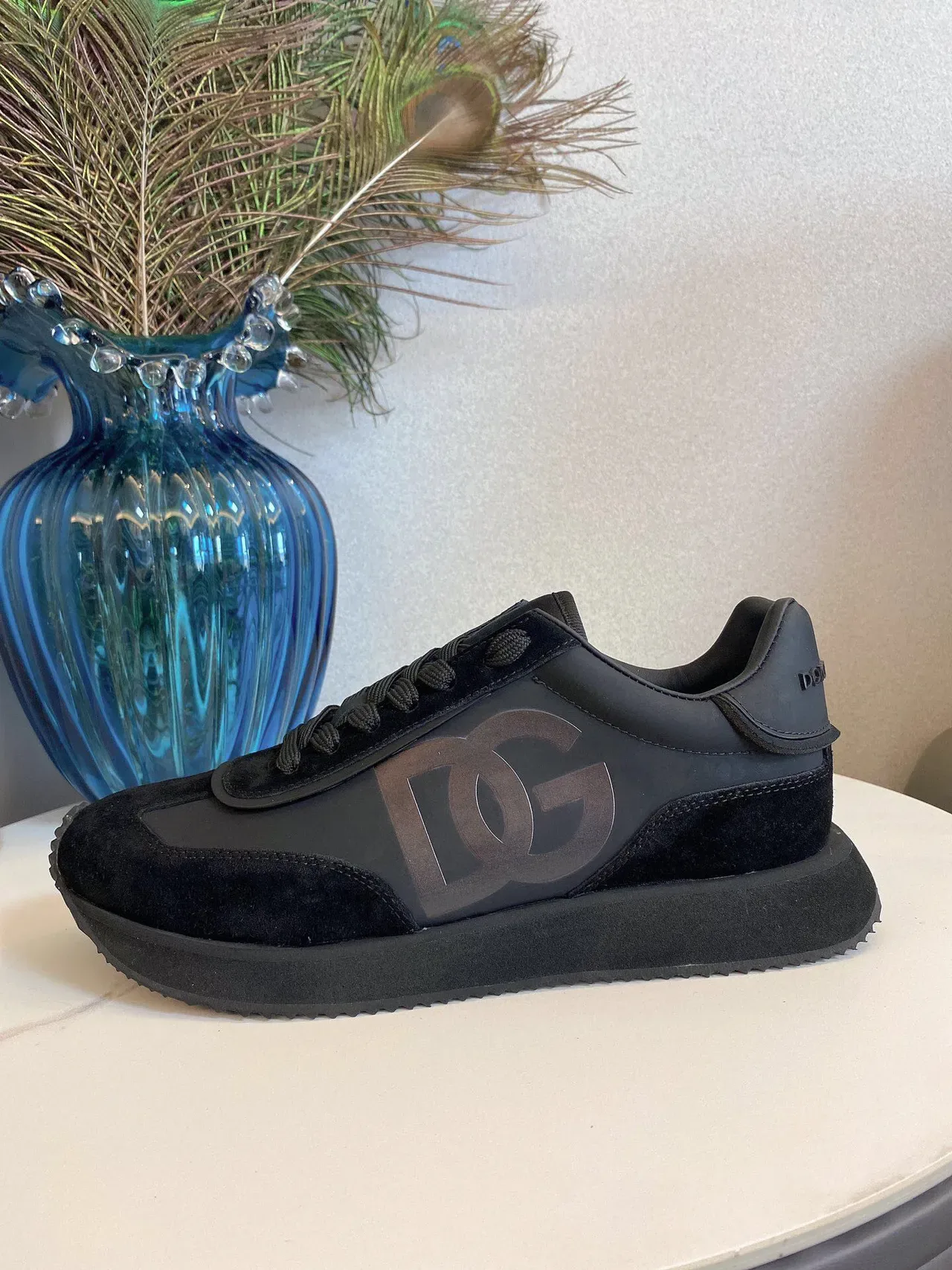 DC Shoes কালো বাদামী সুয়েড এবং সিন্থেটিক আপার মেটালিক লোগো ওভারলে লাইফস্টাইল স্নিকার্স 6