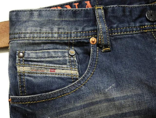 Diesel Darron Distressed Paint-Splatter Slim-Fit Jeans 4