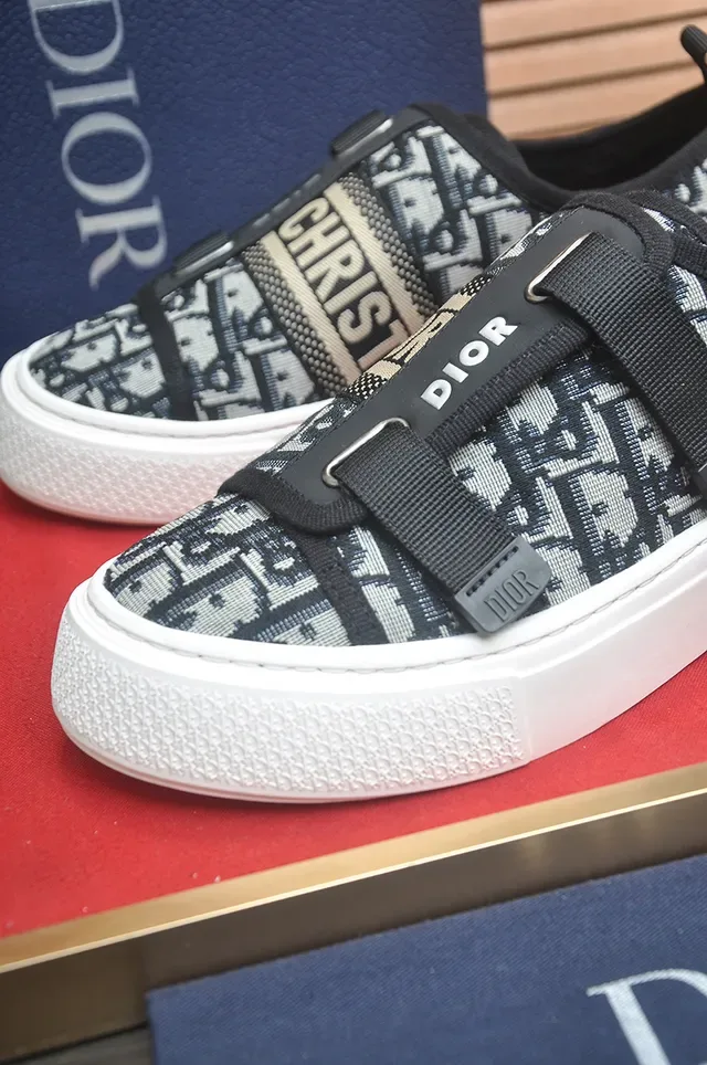 Dior B23 Monogram Canvas Chaussures Lifestyle avec Fermeture à Sangle 2