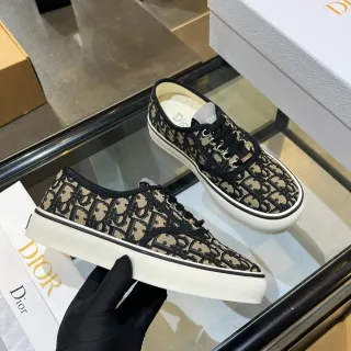Dior B23 Oblique Monogram Chaussures Lifestyle Noir Beige