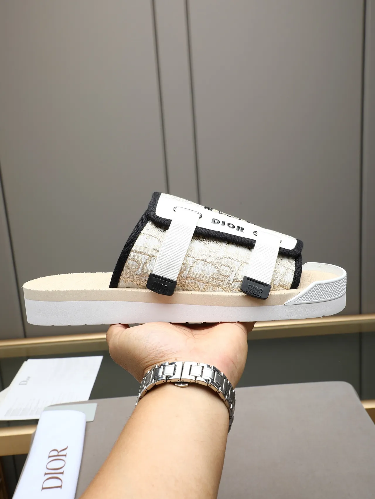 Dior B27 Oblique Monogram Slide Slippers 4