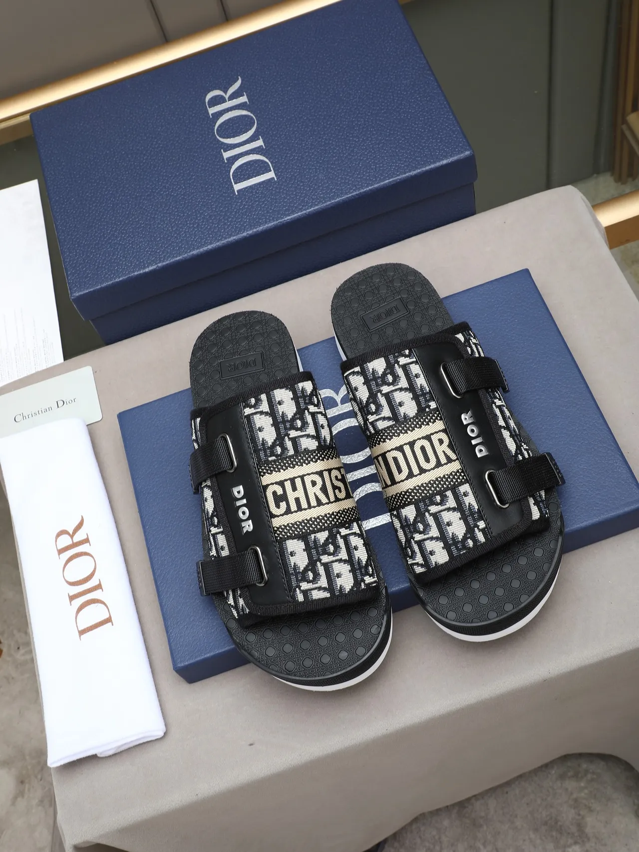 Dior B27 Oblique Monogram Slide Slippers 5